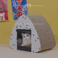 Onigiri, a cat house with bed