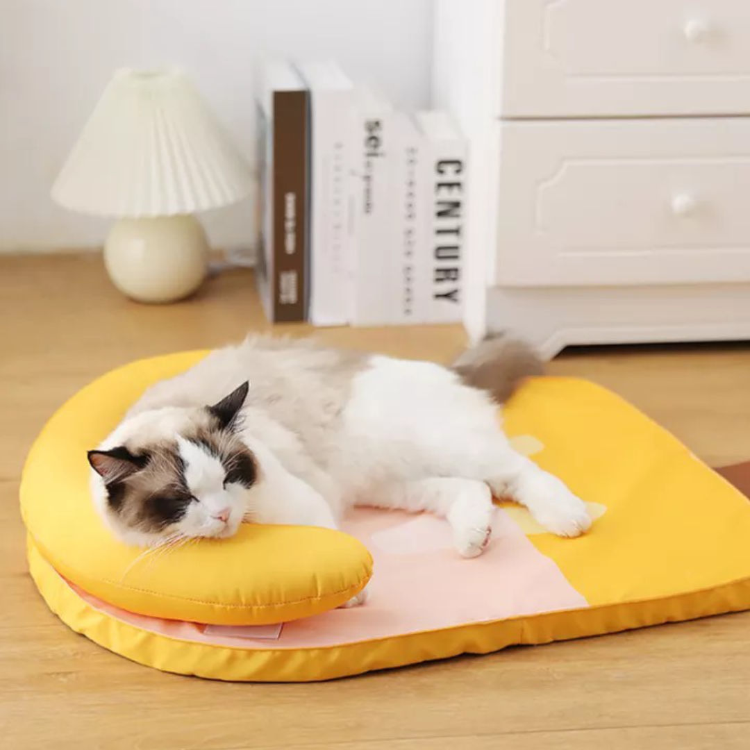 pet cooling mat - lemon theme design - pet beds for cats and small dogs - pet beds with different sizes