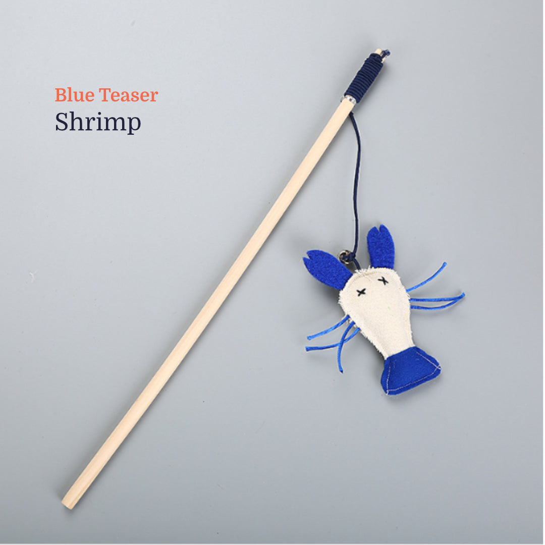 Shrimp cat toy