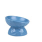 blue ceramic bowl for cats | best raised cat bowl | ceramic pet bowl 